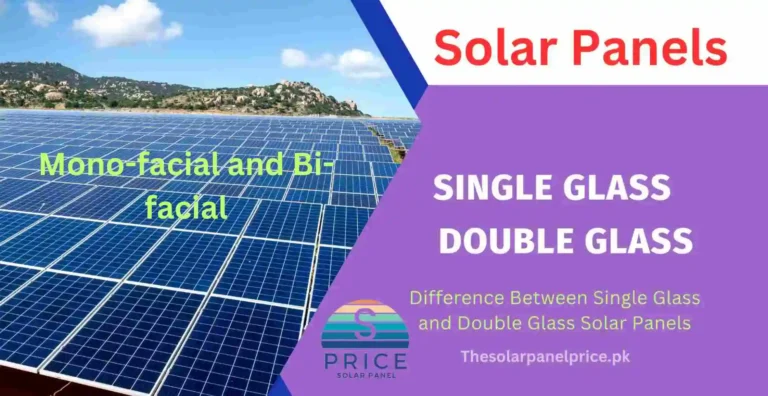 Difference between single glass (mono- facial) and double glass (bi-facial) solar panels