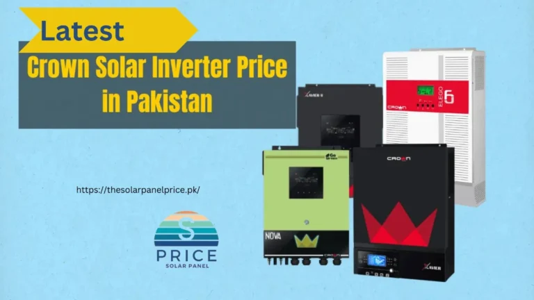 Different crown solar inverters with different models.